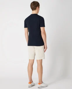 Slim Leg Cotton-Stretch Chino Short