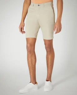 Slim Leg Cotton-Stretch Chino Short