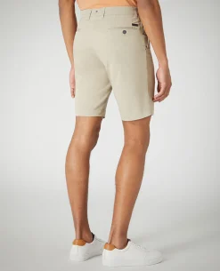 Slim Leg Cotton-Stretch Chino Short