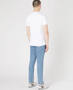 Slim Leg Cotton-Stretch Jeans