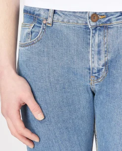 Slim Leg Cotton-Stretch Jeans