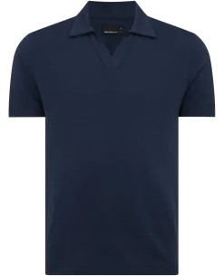 Slub Yarn Jersey Polo Shirt