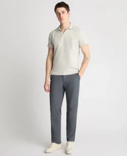 Slub Yarn Jersey Polo Shirt