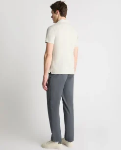 Slub Yarn Jersey Polo Shirt