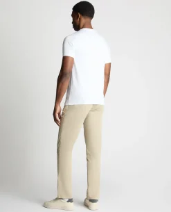 Stone Slim Leg Cotton-Stretch Chinos
