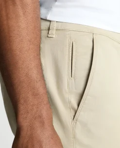 Stone Slim Leg Cotton-Stretch Chinos