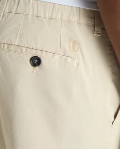 Stone Straight Leg Cotton-Blend Chinos