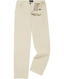 Stone Straight Leg Cotton-Blend Chinos