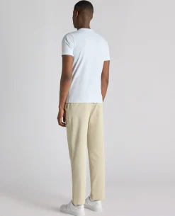 Stone Straight Leg Cotton-Blend Chinos