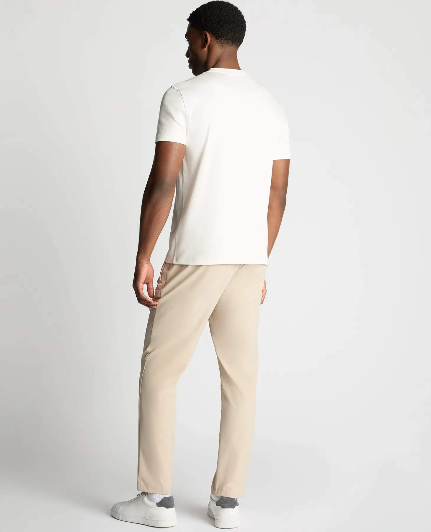 Stone Straight Leg Stretch Trousers