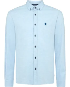 Tapered Fit Brushed Cotton Shirt