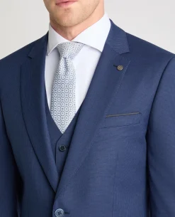 Tapered Fit Checked Stretch Suit