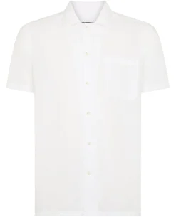 Tapered Fit Cotton Blend Shirt