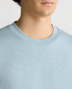 Tapered Fit Cotton Crew Neck Tee