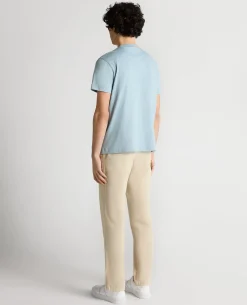 Tapered Fit Cotton Crew Neck Tee