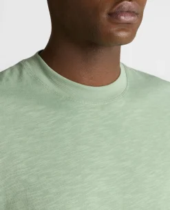 Tapered Fit Cotton Crew Neck Tee