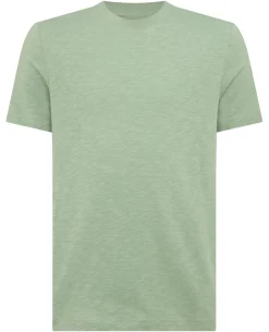 Tapered Fit Cotton Crew Neck Tee