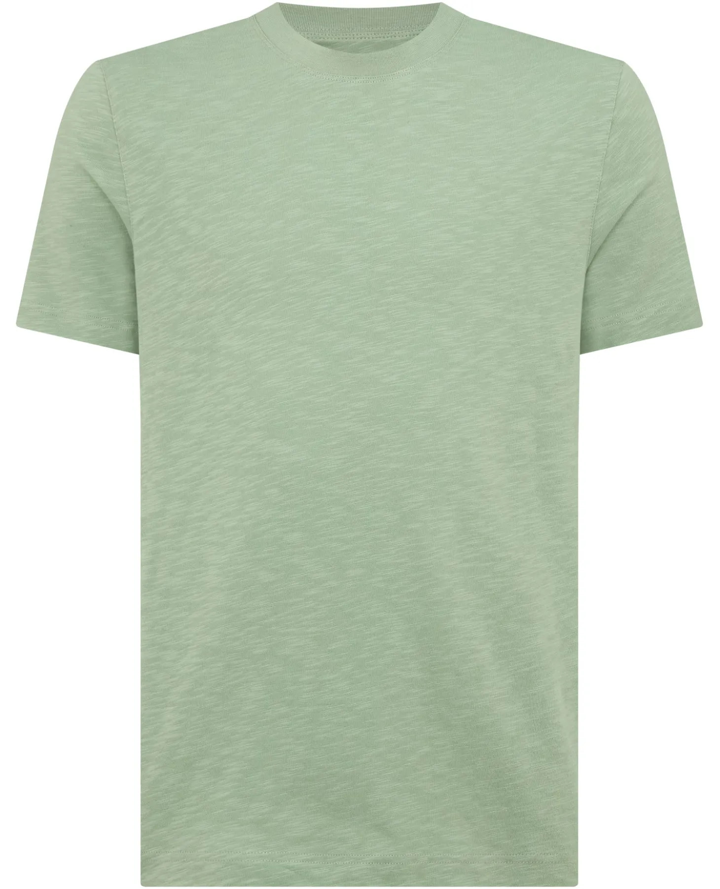 Tapered Fit Cotton Crew Neck Tee