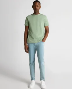 Tapered Fit Cotton Crew Neck Tee