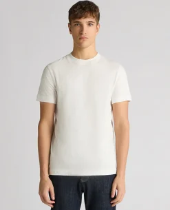 Tapered Fit Cotton Crew Neck Tee