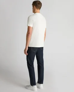 Tapered Fit Cotton Crew Neck Tee