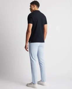 Tapered Fit Cotton Pique Polo Shirt