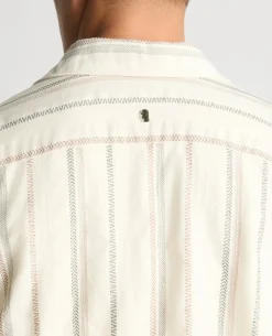 Tapered Fit Cotton Print Shirt