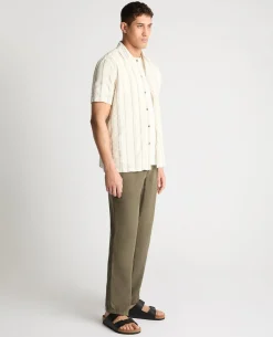 Tapered Fit Cotton Print Shirt