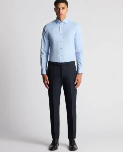 Tapered Fit Cotton Stretch Shirt