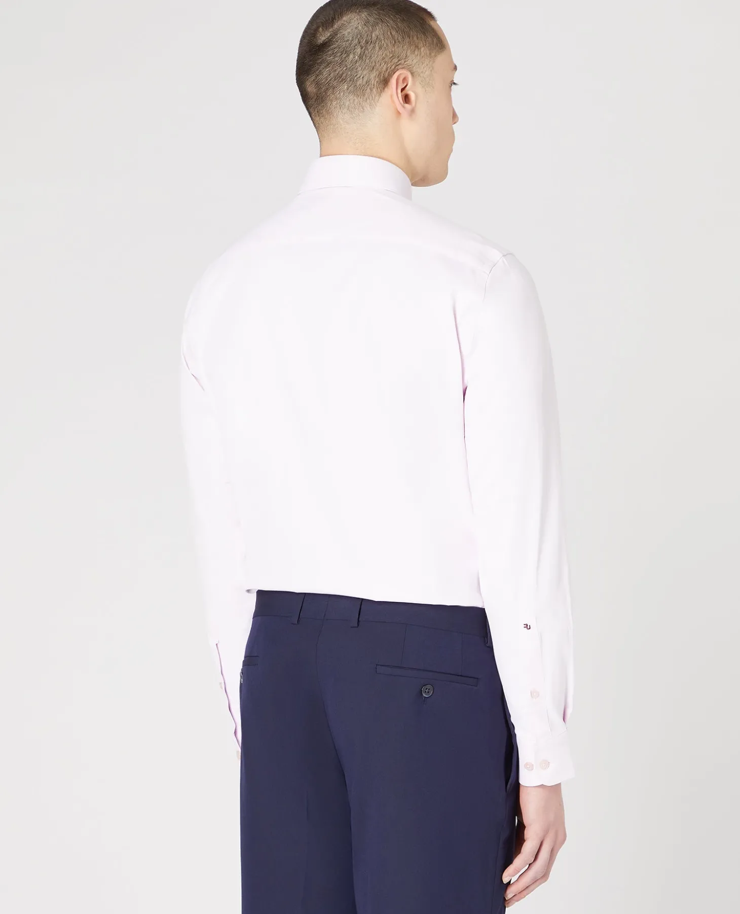 Tapered Fit Cotton Stretch Shirt
