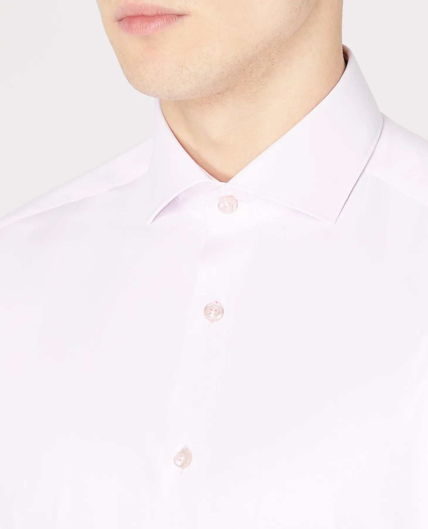 Tapered Fit Cotton Stretch Shirt