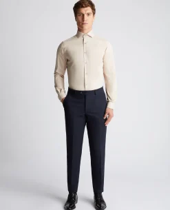 Tapered Fit Cotton Stretch Shirt