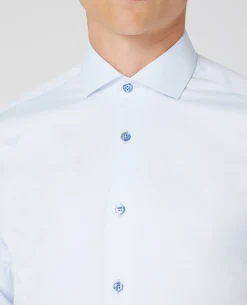 Tapered Fit Cotton Stretch Shirt