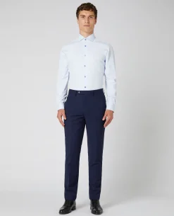 Tapered Fit Cotton Stretch Shirt