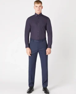 Tapered Fit Cotton-Blend Shirt