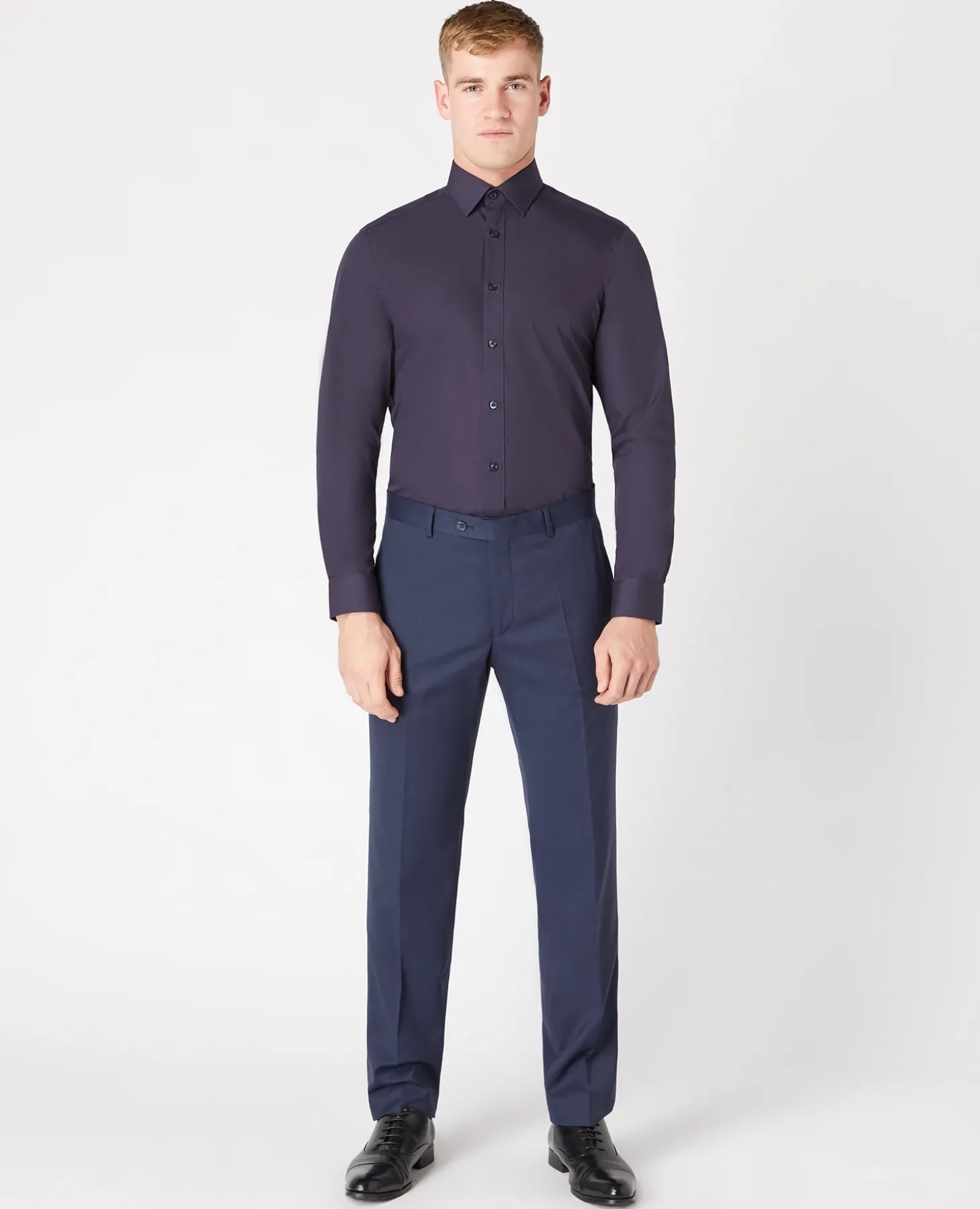 Tapered Fit Cotton-Blend Shirt