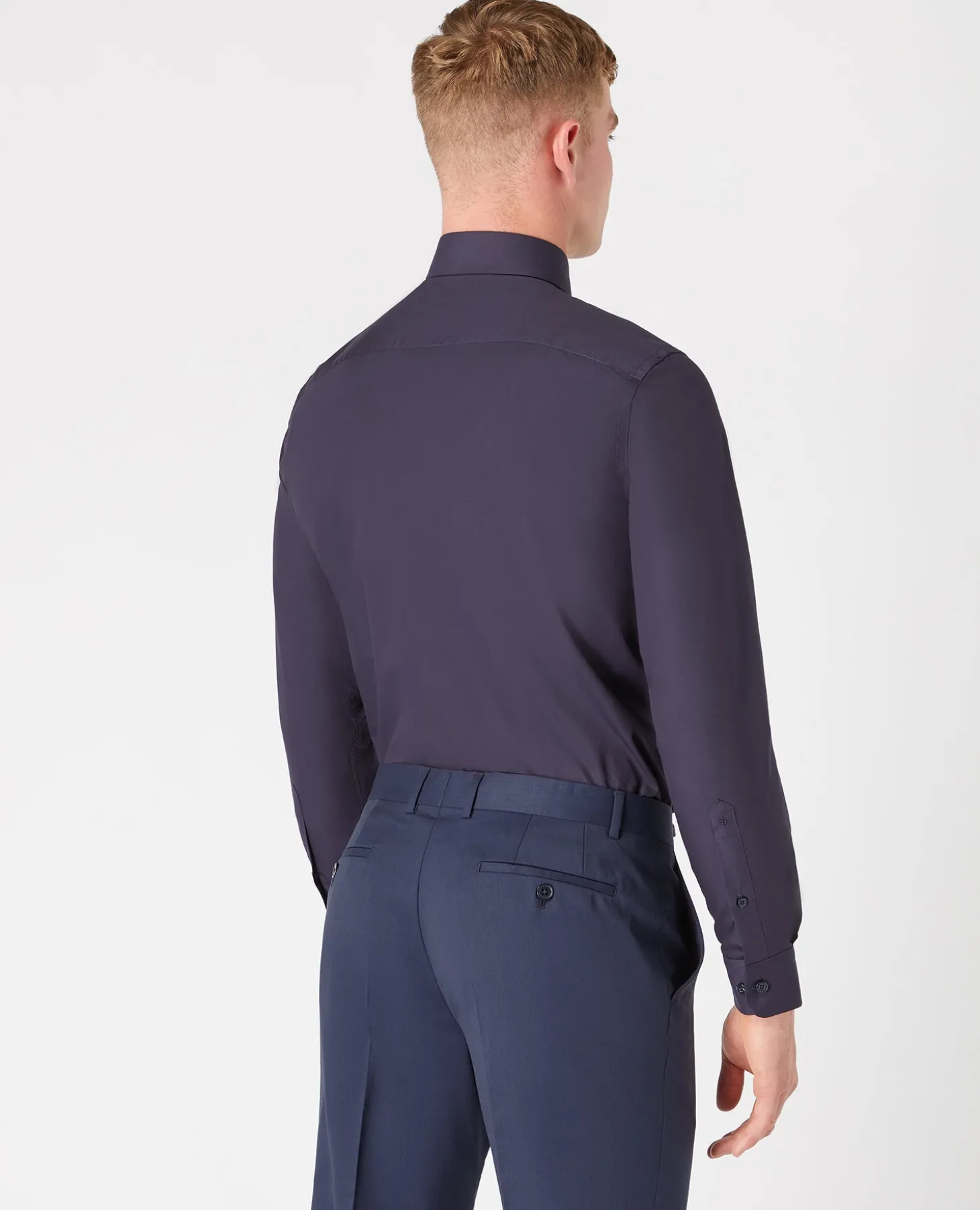 Tapered Fit Cotton-Blend Shirt