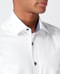 Tapered Fit Cotton-Blend Shirt