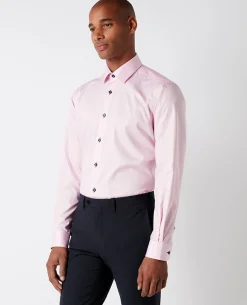 Tapered Fit Cotton-Blend Shirt