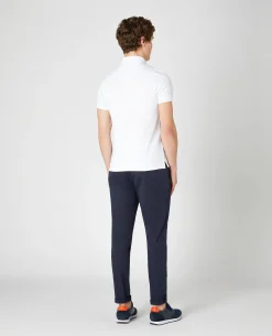 Tapered Fit Cotton-Stretch Polo Shirt