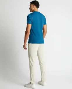 Tapered Fit Cotton-Stretch T-Shirt