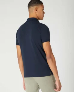 Tapered Fit Cotton-Stretch Polo Shirt