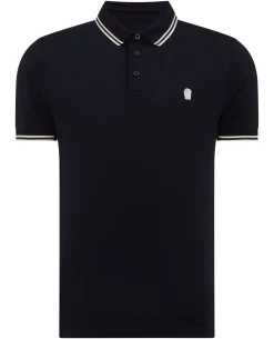 Tapered Fit Cotton-Stretch Polo Shirt