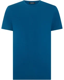 Tapered Fit Cotton-Stretch T-Shirt