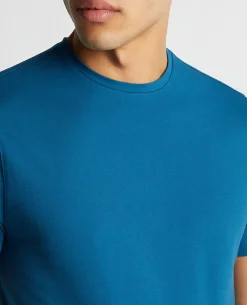 Tapered Fit Cotton-Stretch T-Shirt