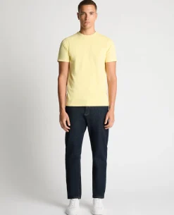 Tapered Fit Cotton-Stretch T-Shirt