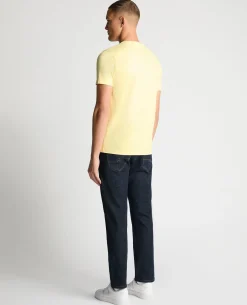 Tapered Fit Cotton-Stretch T-Shirt