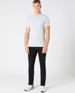Tapered Fit Cotton-Stretch T-Shirt