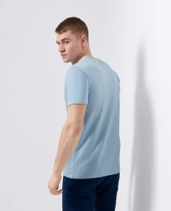 Tapered Fit Cotton-Stretch T-Shirt