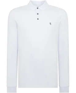 Tapered Fit Cotton-Stretch Polo Shirt